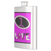 Flasque Un amour rose brite dire fort (Gauche)