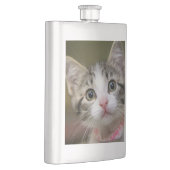 Flasque Un chaton mignon aux yeux verts (Droite)