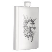 Flasque Unicorne Imaginaire animal sauvage Illustration Ar (Droite)