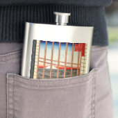 Flasque Utagawa Hiroshige - Champs de riz Asakusa (En situation)