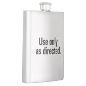 Flasque Utiliser uniquement comme indiqué (Droite)