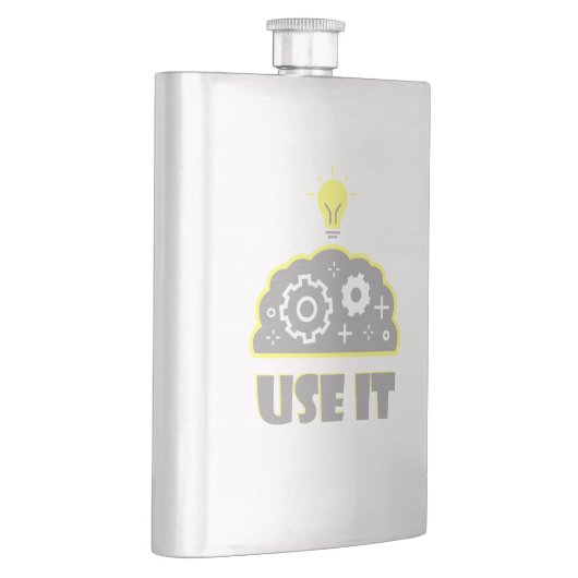 Flasque Utiliser votre cerveau (Droite)