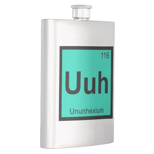 Flasque Uuh - Chimie Ununhexium Élément de table périodiqu (Droite)