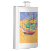 Flasque Van Gogh Bateaux Plage impressionniste (Droite)