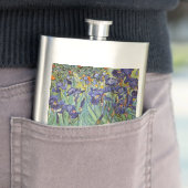 Flasque Van Gogh Irises Peinture impressionniste (En situation)