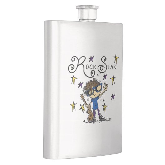 Flasque Vedette du rock de brune (Droite)