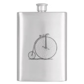 Flasque Vélo à grande roue Penny Farthing (devant)