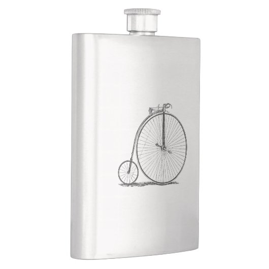 Flasque Vélo à grande roue Penny Farthing (Droite)