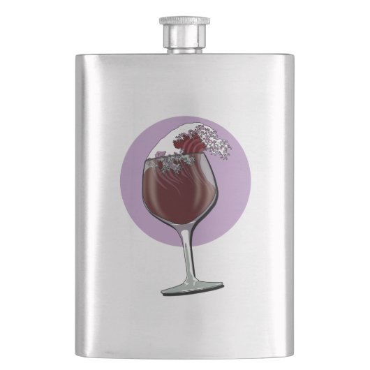 Flasque Verre de vin (devant)