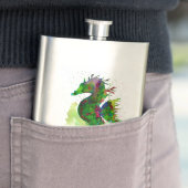 Flasque Vert aquarelle (En situation)