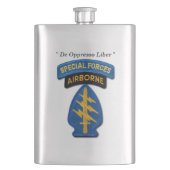 Flasque Vétérinaires des bérets verts SFG SF LRRP de (devant)