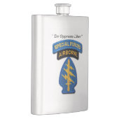 Flasque Vétérinaires des bérets verts SFG SF LRRP de (Droite)