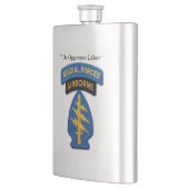 Flasque Vétérinaires des bérets verts SFG SF LRRP de (Gauche)