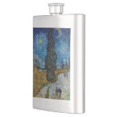 Flasque Vincent van Gogh - Route avec Cypress et Star (Gauche)