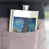 Flasque Vincent van Gogh - Route avec Cypress et Star (En situation)