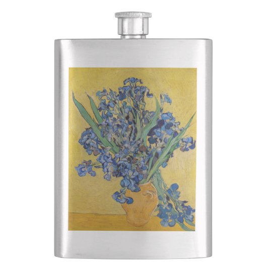 Flasque Vincent van Gogh - Vase avec iris (devant)