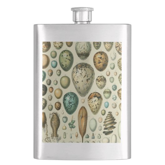 Flasque Vintage Bird Eggs French Fish Egg (devant)