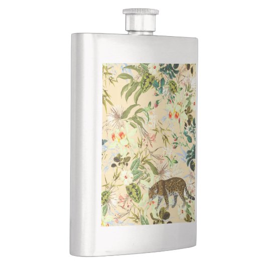 Flasque Vintage Flower Jungle Tropical (Droite)