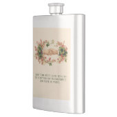 Flasque Vintage Irish Blessing, Mains et Shamrocks (Gauche)