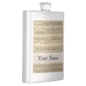 Flasque Vintage Music Sheet (Droite)