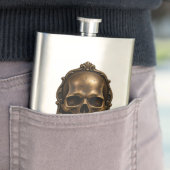Flasque Vintage Skull (En situation)