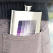 Flasque Violet et blanc (En situation)