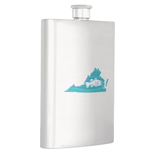 Flasque Virginia Wave Fishing (Droite)