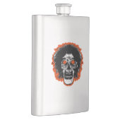 Flasque Visage de Zombie Orange (Droite)