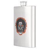 Flasque Visage de Zombie Orange (Gauche)