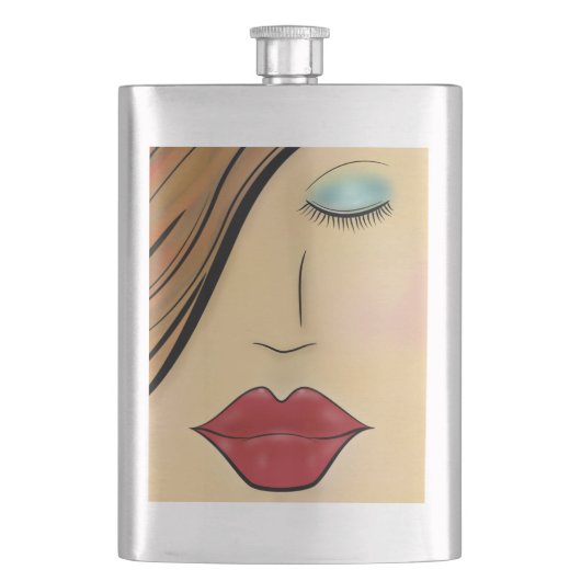 Flasque Visage Féminin (devant)