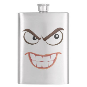 FLASQUE VISAGE SINISTRE