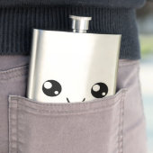 Flasque Visage souriant (En situation)