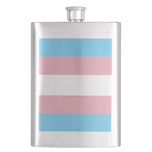 Flasque Visibilité du drapeau de fierté transgenre de Slip (devant)