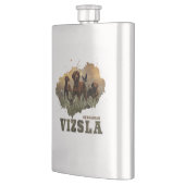 Flasque Vizsla Art hongrois (Gauche)