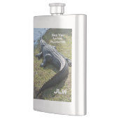 Flasque Voir plus tard Alligator avec Initiales Everglades (Gauche)