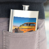 Flasque Voiture ancienne et abandonnée à Solitaire, Namibi (En situation)