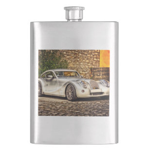 Flasque Voiture classique Silver Sports