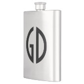 Flasque Vos idées de monogramme simplement 1 (Gauche)