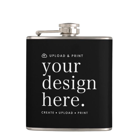 Flasque Votre Design Importé 180ml (Devant)