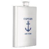 Flasque Votre nom Captain Flask Ancre (Droite)