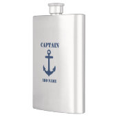 Flasque Votre nom Captain Flask Ancre (Gauche)
