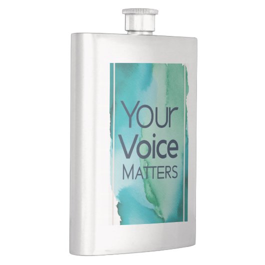 Flasque Votre voix compte (Droite)