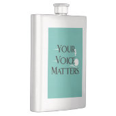 Flasque Votre voix compte, option 2 (Droite)