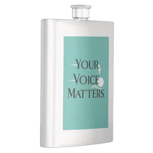 Flasque Votre voix compte, option 2 (Droite)