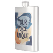 Flasque Votre Voix Est Unique (Gauche)