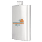 Flasque Waikiki Hawaii palmiers solaires (Gauche)