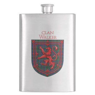 Flasque Walker Tartan Scottish Plaid Lion Rampant