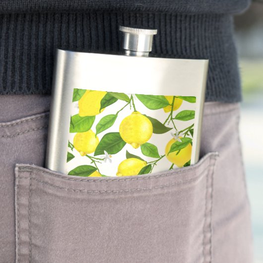 Flasque Watercolor Lemon (En situation)