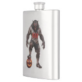 Flasque Werewolf Soccer Player Halloween Horror Art (Gauche)