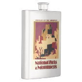 Flasque Western Southwest Pueblo WPA National (Droite)